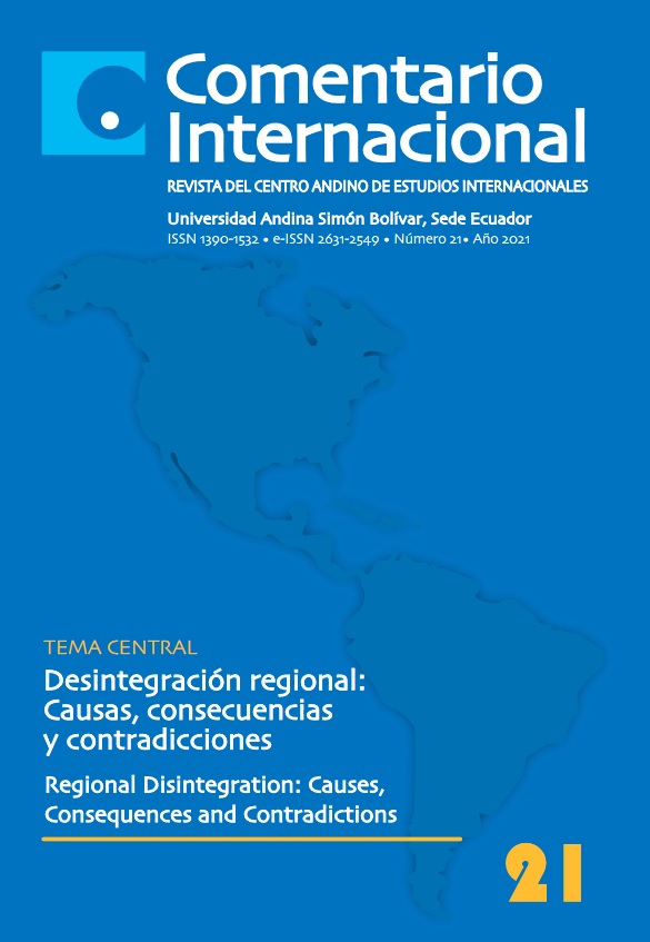 					Ver Núm. 21 (2021): Desintegración regional: Causas, consecuencias y contradicciones
				