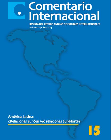 					Ver Núm. 15 (2015): América Latina: ¿Relaciones Sur-Sur y/o relaciones Sur-Norte?
				