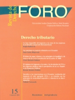 					Ver Núm. 15 (2011): REVISTA DE DERECHO FORO: DERECHO TRIBUTARIO
				