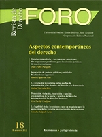 					Ver Núm. 18 (2012): REVISTA DE DERECHO FORO: ASPECTOS CONTEMPORÁNEOS DEL DERECHO
				