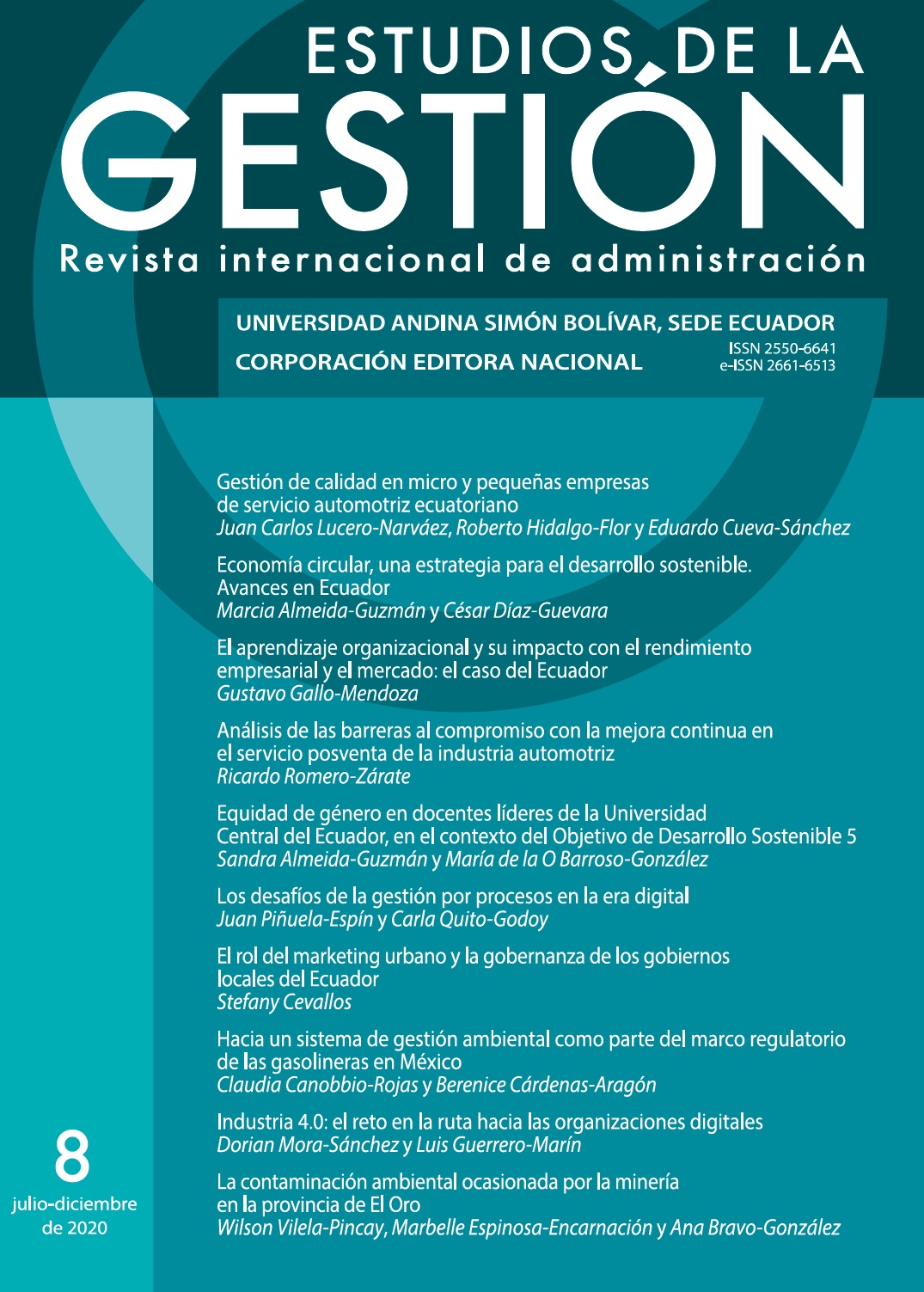 					Ver Núm. 8 (2020): Estudios de la Gestión: revista internacional de administración, No. 8
				